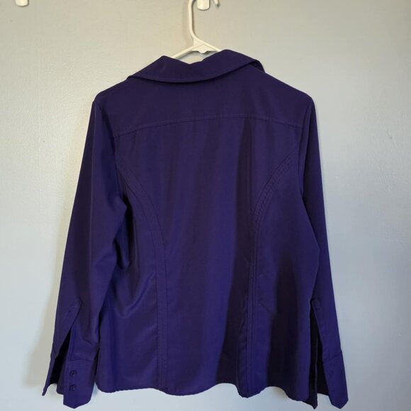 EUC Dress Barn Button Up Blouse - Picture 3 of 4